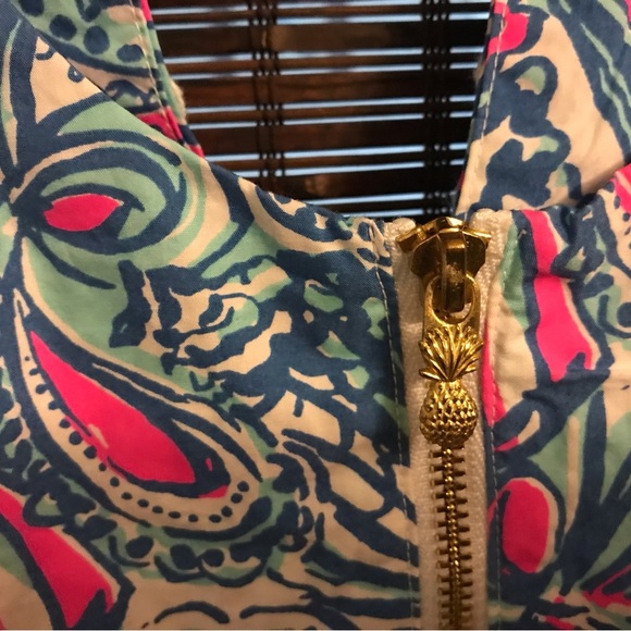 Lilly Pulitzer for Target Dress 20th Anniversary Collection Size 2 Blue Pink - Picture 4 of 7